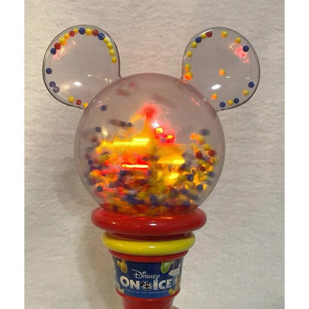 RARE Disney On Ice Mickey Mouse Souvenir Wand 2001- Works Perfectly